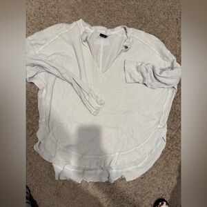Urban Outfitters White Long Sleeve Tee